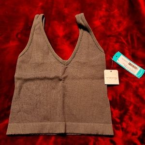 Intamately be Free People crop tank NWT